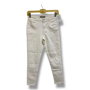 Denim Co White Skinny Jeans Women Size 2 High Rise Stretch Denim NEW
